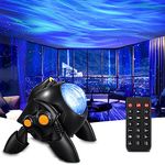 Star Projector, OAEBLLE Galaxy Light Projector for Bedroom, Remote Control White Noise Bluetooth Speaker Aurora Projector, Night Lights for Kids Room, Adults Home Theater, Party, Living Room (Black)