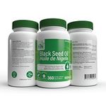 Health Thru Nutrition Black Seed Oil 500mg softgels | High Potency 2% Thymoquinone | 3rd Party Tested | Pure Cold Pressed | Organically Grown | Non-GMO, Gluten Free, Soy Free (Pack of 360)