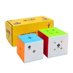 Cubelelo Drift 2x2 & 3x3 Premium Gift Box | 2-in-1 Puzzle Game Set | Double The Challenge, Twice The Fun | Ultimate Value Saver Combo | Beginner Startup kit | Toy for Children Kids & Adults