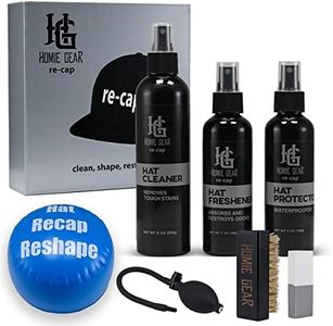 Homiegear Re Cap Cleaning Kit - Hat Care for New Era Cap for Cleaning Refreshment Reshape - Used for All Types of Cap & Hat