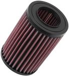 K&N E-9257 Washable and Reusable Car Air Filter/Direct Kits, red