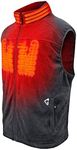 Gerbing 7V Thermite Mens Fleece Heated Vest 2.0 Gray XXL