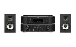 Marantz PM6007 Amplifier, Integrated Amplifier with Digital Connectivity + POLK AUDIO Monitor XT15 High-Resolution Compact Bookshelf Loudspeakers + Marantz CD6007 CD Player, Fine Tuned CD Player