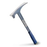 Estwing Bricklayer's/Mason's Hammer - 22 oz Masonary Tool with Forged Steel Construction & Shock Reduction Grip - E6-22BLCL