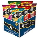 McCoy's Crisps Selection, Pick Any 2 Cases of 36x45g for Any Flavours of Your Choosing | Includes 7 Varieties of Crunchy Potato Crisps Perfect for Snacking