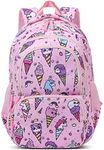 CLUCI Kids Backpack for Girls Bookbags Preschool Backpack Toddler Daycare School Bag Elementary Kindergarten Lightweight Waterproof Pink Unicorn