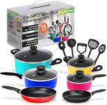 Vremi 15 Piece Nonstick Cookware Se