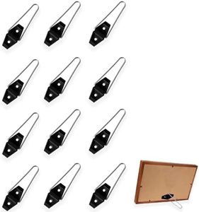 12 PCS Marcos Soporte, Soporte Marcos Mesa Metálico Caballete Con 24 Tornillos Soporte Para Tableta, Marco de Fotos Vertical