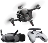 DJI FPV Explorer Combo, Immersive Flight Experience, 4K/60fps Super-Wide 150° FOV, 10km HD Low-Latency Video Transmission, Emergency Brake and Hover, First-Person View Drone