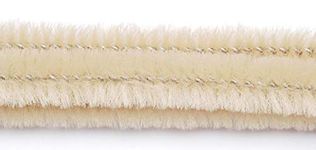 Darice Chenille Stems (100pc), Beige – Perfect for Craft Projects – Classic Pipe Cleaners are Easy to Bend to Create Shapes, Objects-for Kids, Classrooms, Home 12” L, 100 Piece (6mm x 12in)