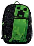 Minecraft Backpack | Gaming Creeper Backpack | Gamer Backpack For Boys | Black