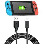 Charging Cable Replacement for Nintendo Switch/Switch Lite/Switch OLED, USB Type C Charger Cord Compatible with Xbox Series X/S Controller, for PS5 Controller and More USB C Device(10ft)