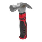 HOUSERAN Hammer, 12oz Small Claw Hammer, Stubby Tack Hammer with Anti-Slip Handle, Camping Hammer, Little Short Hammer Tools, Mini Nail Hammer for Picture Hanging