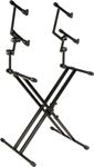 Quik Lok QL/623 Double Braced Triple Tier Keyboard Stand - Black