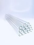 Lc Glass By Di Angelos 12 Inch Long 6 Piece Pyrex Glass Tubes 12Mm Od 8Mm Id 2 Thick Wall