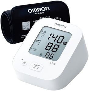 Omron HEM 7183T1 FLIN Upper Arm Automatic Blood Pressure Monitor with Bluetooth, IntelliWrap 360° Accuracy Cuff and Large Display