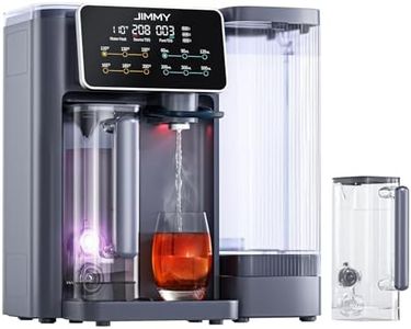 JIMMY R9-UV Reverse Osmosis System Countertop Water Filter - 7 Stage Purification with UV and 3 Seconds Instant Heat 7 Temperature Adjustment,Portable Water Purifier,No Installation,Gray