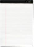 Universal 30730 Premium Ruled Writing Pads, White, 8.5 x 11.75, Legal/Wide, 50 Sheets (Pack of 12 Pads)