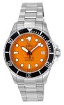 RATIO FreeDiver Sapphire Crystal Diver Watch Japanese Automatic Dive Watch 200m Water Resistant Diving Watch for Men (Orange)