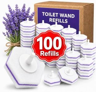 Msvvko Compatible Toilet Wand, Disposable Toilet Brush Head Refills