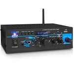 Pyle Home PTAU23 Mini 2x40 Watt Stereo Power Amplifier with USB/AUX Inputs