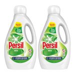 Persil XXXL Washing Liquid Detergent Outstanding Stain Removal Quick and Cold Wash Tough on Stains Gentle Next to Sensitive Skin 95 Washes 2.565 Litre (Pack of 2, Bio)