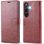 Wallet Case for Samsung Galaxy S26 Plus/S26+ 6.7", RFID Blocking Credit Card Holder, PU Leather Folio Flip Kickstand Protective Shockproof Cover for Galaxy S26 Plus(Brown, Samsung Galaxy S26 Plus)