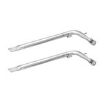 Zemibi PB050012 Viking Appliance Oven Burner, Stainless Steel Burner Tube Gas Replacement for EVGIC305 VGIC365 VGRC605 VGSS480 VGIC367 VGSC300 VGSC305 VGSS300 Viking Range Parts, 2-Pack, 17 Inch