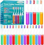 20PCS Travel Toothbrush Bulk Foldin