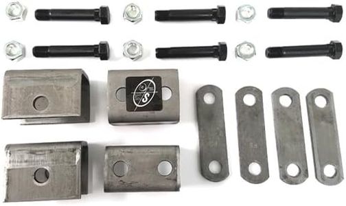 Southwest Wheel Single Trailer Axle Hanger Kit for Double Eye Spring