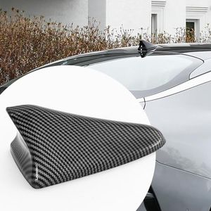 AMSPRAC Shark Fin Antenna Cover Cap Shell fit for Kia Optima 2014-2020(Not Sport),Hyundai Sonata 2015-2019,Genesis Sedan G80 2015-2017,Coupe 2013-2015,Elantra Sedan 2011-2016,Carbon Fiber Look