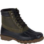 Sperry Top-Sider Men's Brewster Rain Boot, Dark Olive, 10 Medium US