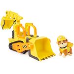 Rubble & Crew, Rubble’s Bulldozer Toy Truck with Movable Parts and a Collectible Action Figure, Kids Toys for Ages 3 and Up