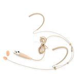 Pyle-Pro PMHMS20 Wired Headset Boom Mini XLR Omni-Directional Microphone, Beige/Matches Various Skin Types, 9.5in. x 6.5in. x 3in.