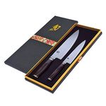 Kai Stainless Steel Shun Premier Kitchen Knife_Pack of 2 (Silver)