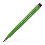Faber-Castell Art & Graphic Pitt Artist Pen Brush India Ink Pen, Permanent Green Olive, Single Pitt Pen, For Art, Craft, Drawing, Sketching, Home, School, University, Colouring