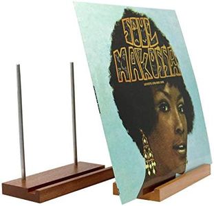 Big Fudge Wooden Record Holder Stand. Now Playing Vinyl Record Stand and Display Stand Record Storage for Special LP Albums. Sapele Wood Rack Easel Stand, Fits Regular Vinyls or Gatefold Album