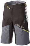 Alpinestars Drop Pro Shorts, Black/Steel Gray, Size (30)