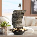 Universal Lighting and Decor Water Ripple Lighted Table Fountain