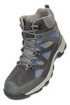 Mountain Warehouse Rapid Mens Waterproof Walking Boots - Waterproof Rain Boots, Sturdy Grip, Eva Cushioned Shoes, Mesh Lined - for Spring Summer, Hiking, Camping in Wet Weather Dark Grey 10 UK