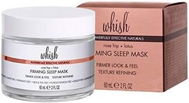 Whish Rose Hip & Lotus Firming Night Mask - Plumping & Moisturizing Overnight Mask with Rosehip Oil - Sleeping Mask for Nighttime Skincare - For All Skin Types - Paraben & Sulfate Free - 2 Fl oz