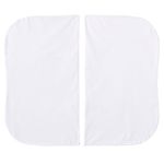 Halo Bassinest Fitted Sheet for Twin Bassinest, 100% Cotton, Super Soft Bassinet Sheet for Baby Boys, Girls and Unisex, Breathable and Lightweight Mattress Cover, 2 Pack, Solid White