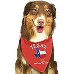 Texas Lone Star State Dog Bandana,D
