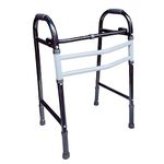 VEAYVA ADULT WALKER Portable Light Weight Height Adjustable Foldable Walker for Men Women Adults Patients & Old age People