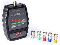 4 Port Coax Cable Mapper, Tester, Tracer, and Toner | Commercial Grade Coaxial Wire Continuity Checker