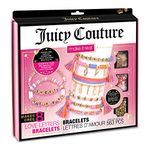 Make It Real Juicy Couture Love Letters Bracelet Making Kit - Kids Jewellery Making Kit - DIY Charm Bracelet Making Kit for Girls - Friendship Bracelets with Flat Clay Beads - Gifts for Girls