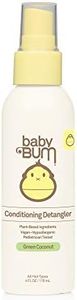 Baby Bum Conditioning Detangler Spray | Leave-In Conditioner Treatment with Soothing Coconut Oil| Natural Fragrance | Gluten Free and Vegan | 4 FL OZ