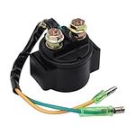 GOOFIT Relay Starter Solenoid without Cap Replacement For Motorcycle ATV Scooter Snowmobile