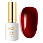 Gel Nail Polish, 1 Pcs 0.5 fl oz Dark Red gel nail polish Color Soak Off Gel Polish Nail Art Manicure Salon DIY Nail Lamp Gel Nail Design Christmas Decoration at Home Holiday Gifts for Women