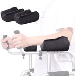 KUAZIDAR Upright Walker Forearm Pads (2pcs) - Stand Up Walker Accessories for Seniors, Soft, Comfortable Rest for Arms, Tall Upwalker Handle Cushions, Machine Washable - Nonslip Bottom (Only Pads)